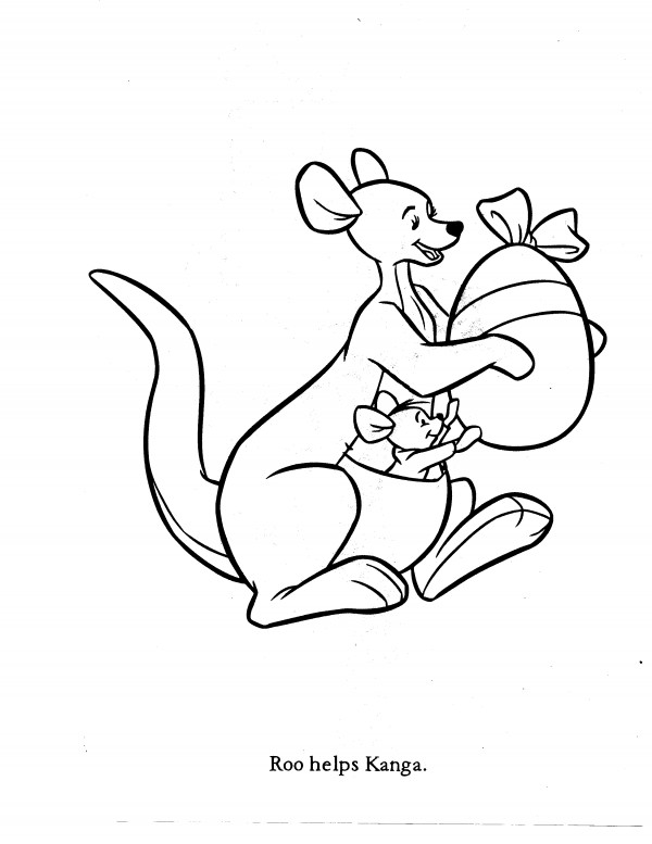 kanga coloring pages - photo #21