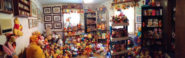 Part of the Guinness World Record Largest Winnie the Pooh Memorabilia Collection  