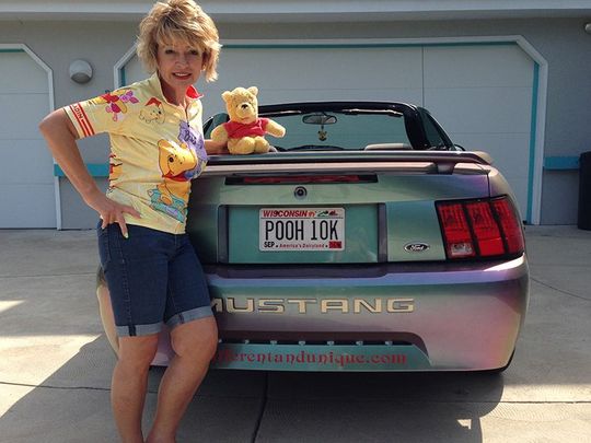 Deb Hoffmann Guinness World Record Holder of Largest Winnie the Pooh Memorabilia 