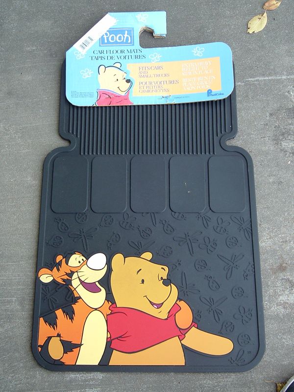 These car mats are so nice I hate to put my feet on them.