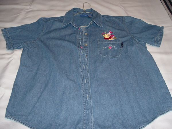 Sweet Friends Embroidered Jean Pocket