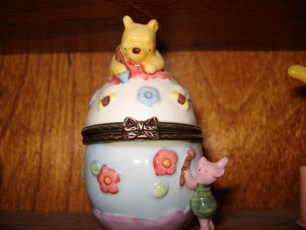 Pooh & Piglet Easter Limoges