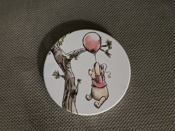 Coaster - Power hanging on a balloon by the Hunny Tree