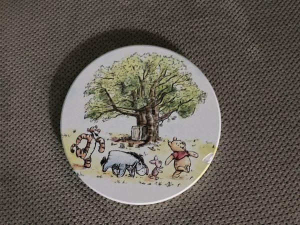 Coaster - Pooh and Gang Marching in Front of Tree