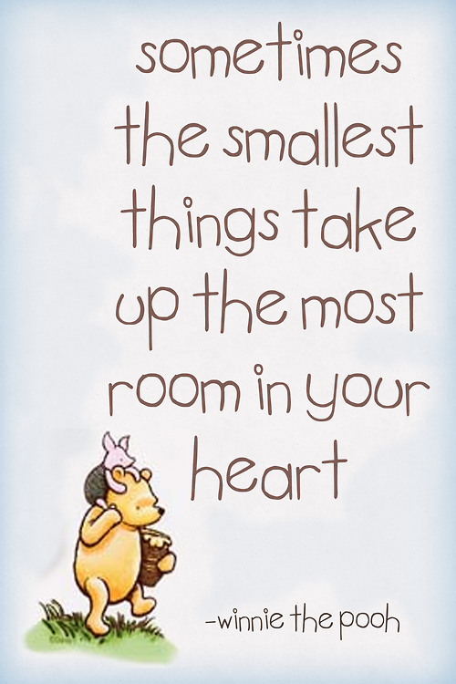 Sometimes the smallest things