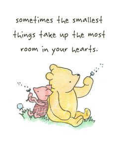 Sometimes, the smallest things 